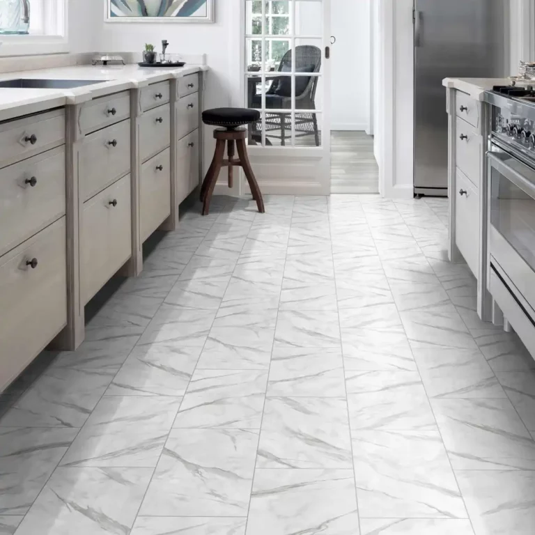 sheet vinyl kitchen installation